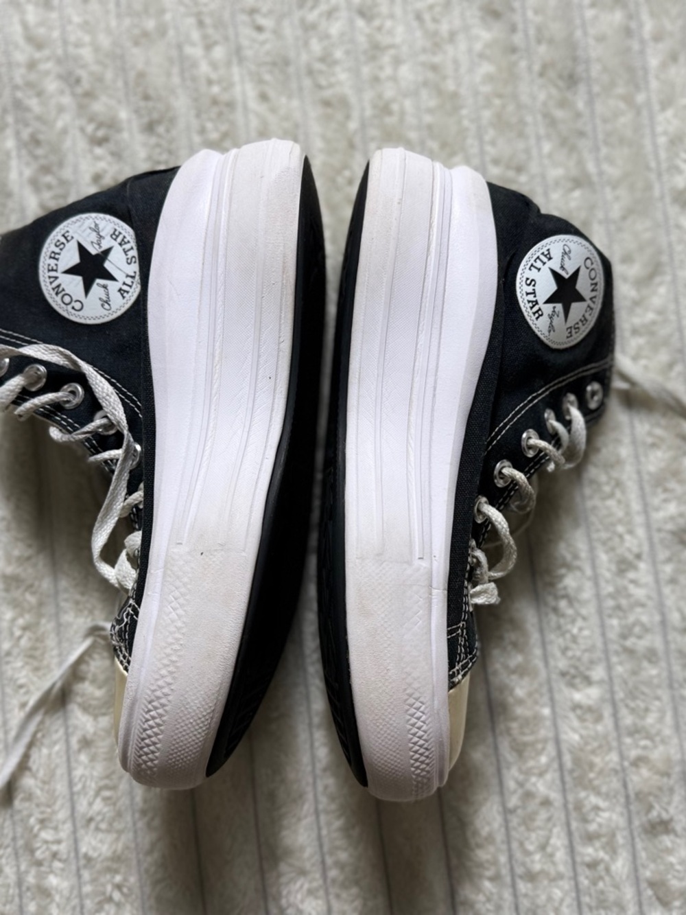 Converse Chuck Taylor All Star Men's Black Canvas Lace-Up Sneakers US 7